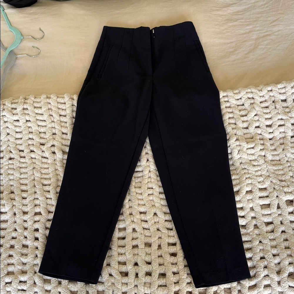 Zara Women’s Navy Elegant Black Dress Pants- straight leg